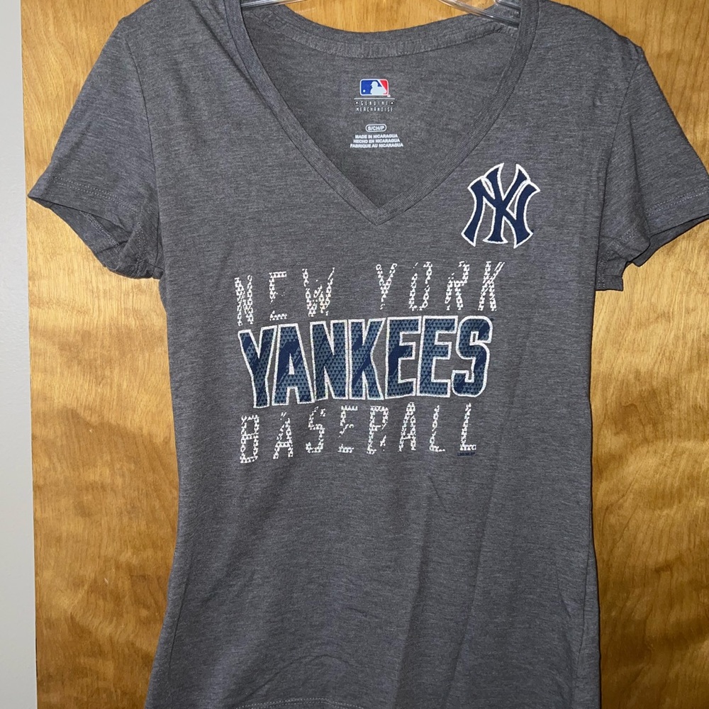 Genuine Merchandise Gray V-Neck Tee